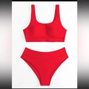 Brand new scoop neck bikini swimsuit